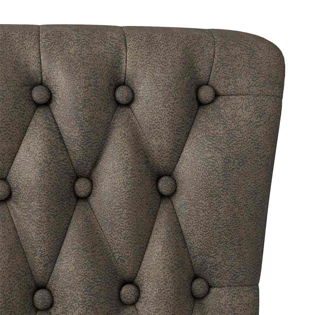 Schlafsessel Braun 56,5 x 70 x 110 cm Kunstwildleder