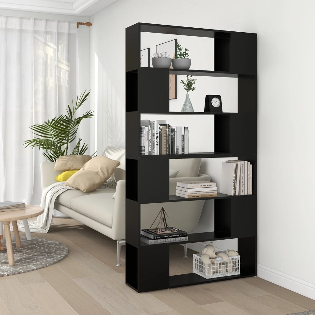 Bücherregal Raumteiler Weiß 100x24x188 cm