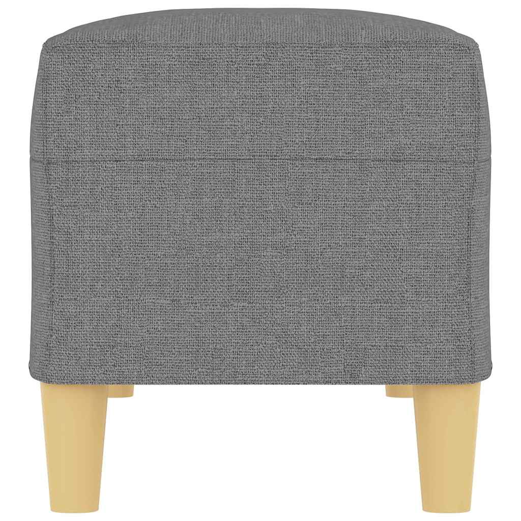 Sitzbank Hellgrau 70x35x41 cm Stoff