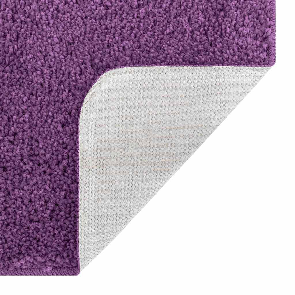 Anti-Rutsch Badematten-Set 2 pcs Dunkelgrau PP