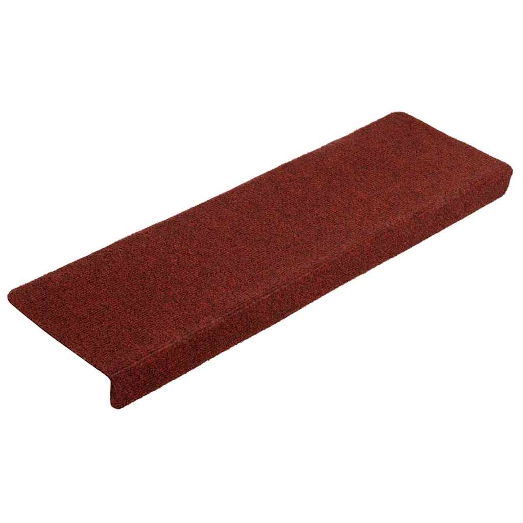 Stufenmatten Selbstklebend 15 Stk. 65x21x4 cm Hellbraun Rechteckiger Rand