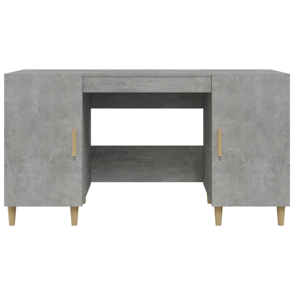Schreibtisch Weiß 140x50x75 cm Holzwerkstoff