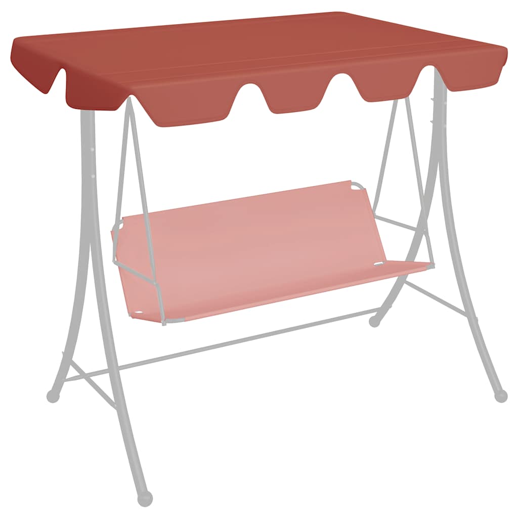Ersatzdach für Hollywoodschaukel Beige 188/168x145/110 cm