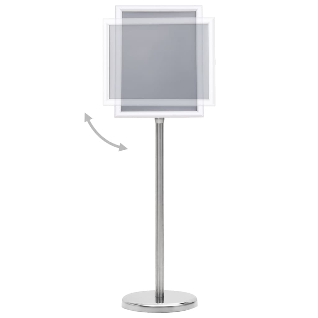 Plakatständer 2 pcs Schwarz 45 x 32,7 x 108 cm Aluminium