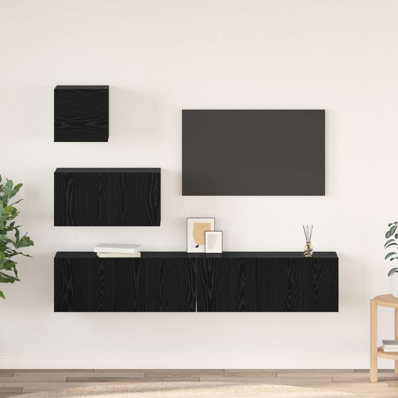 4-tlg. TV-Schrank-Set Sonoma-Eiche Holzwerkstoff