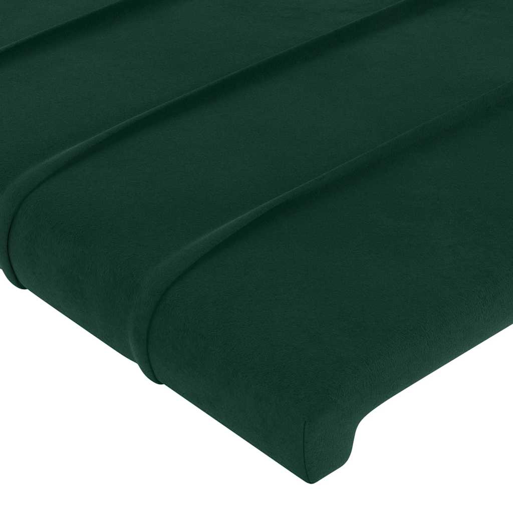 Kopfteil Hellgrau 80x5x118/128 cm Samt
