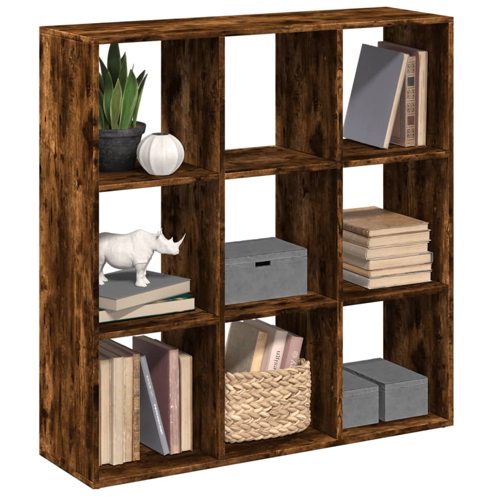 Bücherregal Weiß 137,5x29x137,5 cm Holzwerkstoff