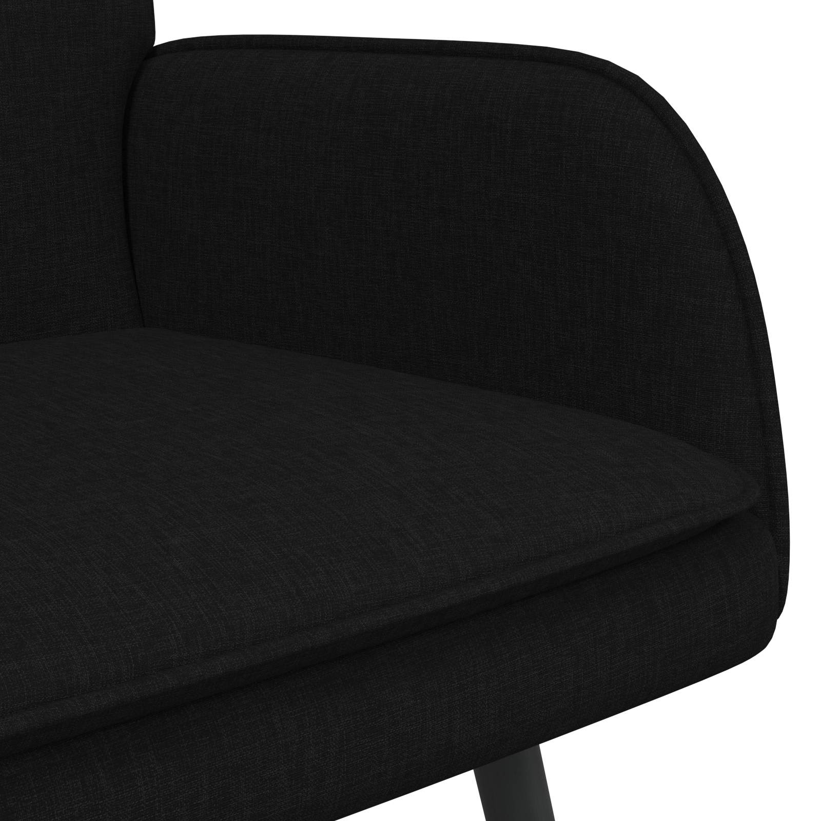 2-Sitzer Sofa Hellgrau 115 x 61 x 87 cm Stoff