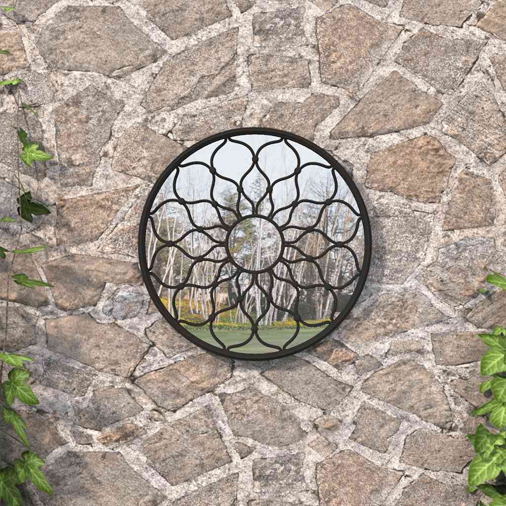 Gartenspiegel Sand 40x3 cm Eisen Rund