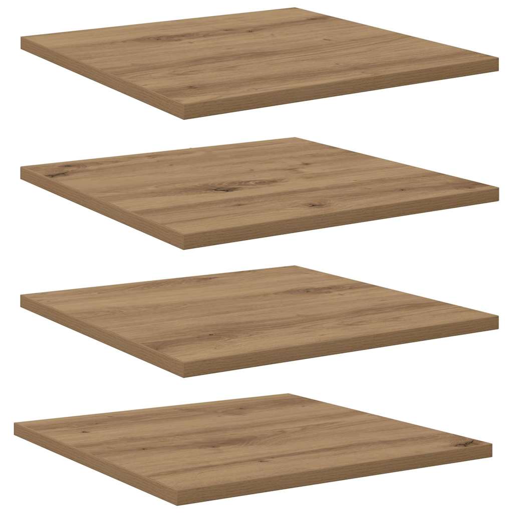 Bücherregal-Bretter 4 Stk. Weiß 40x10x1,5 cm Holzwerkstoff