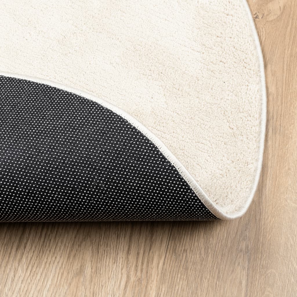 Teppich OVIEDO Kurzflor Anthrazit 120x120 cm