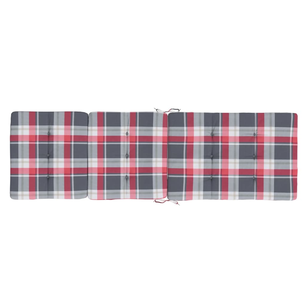 Liegestuhl-Auflagen 2 Stk. Creme Oxford-Gewebe