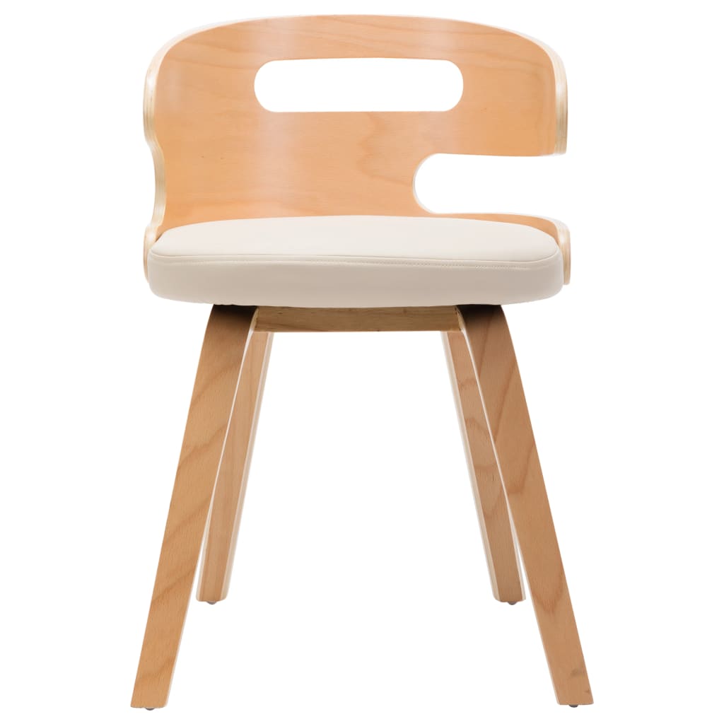 Esszimmerstühle 4 Stk. Braun Bugholz und Kunstleder