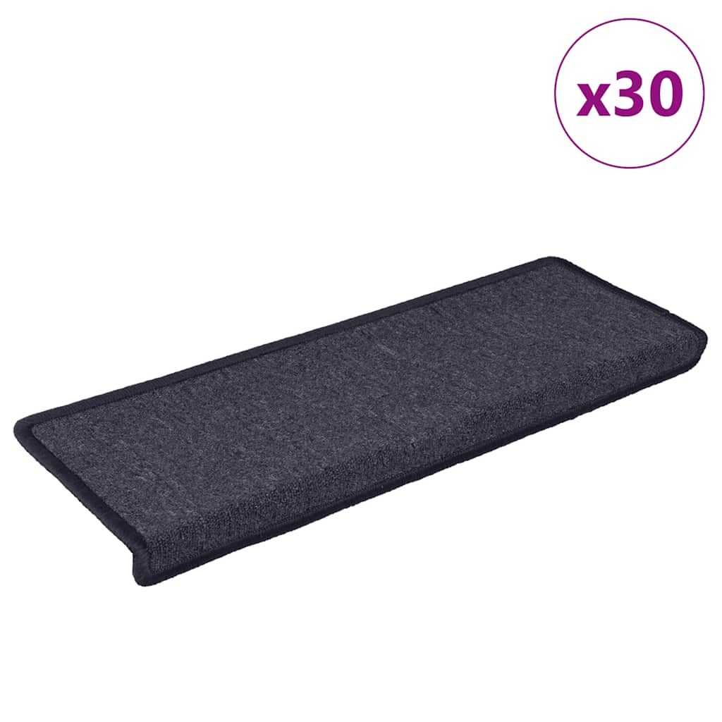 Stufenmatten 15 Stk. 65x21x4 cm Anthrazit Rechteckiger Rand