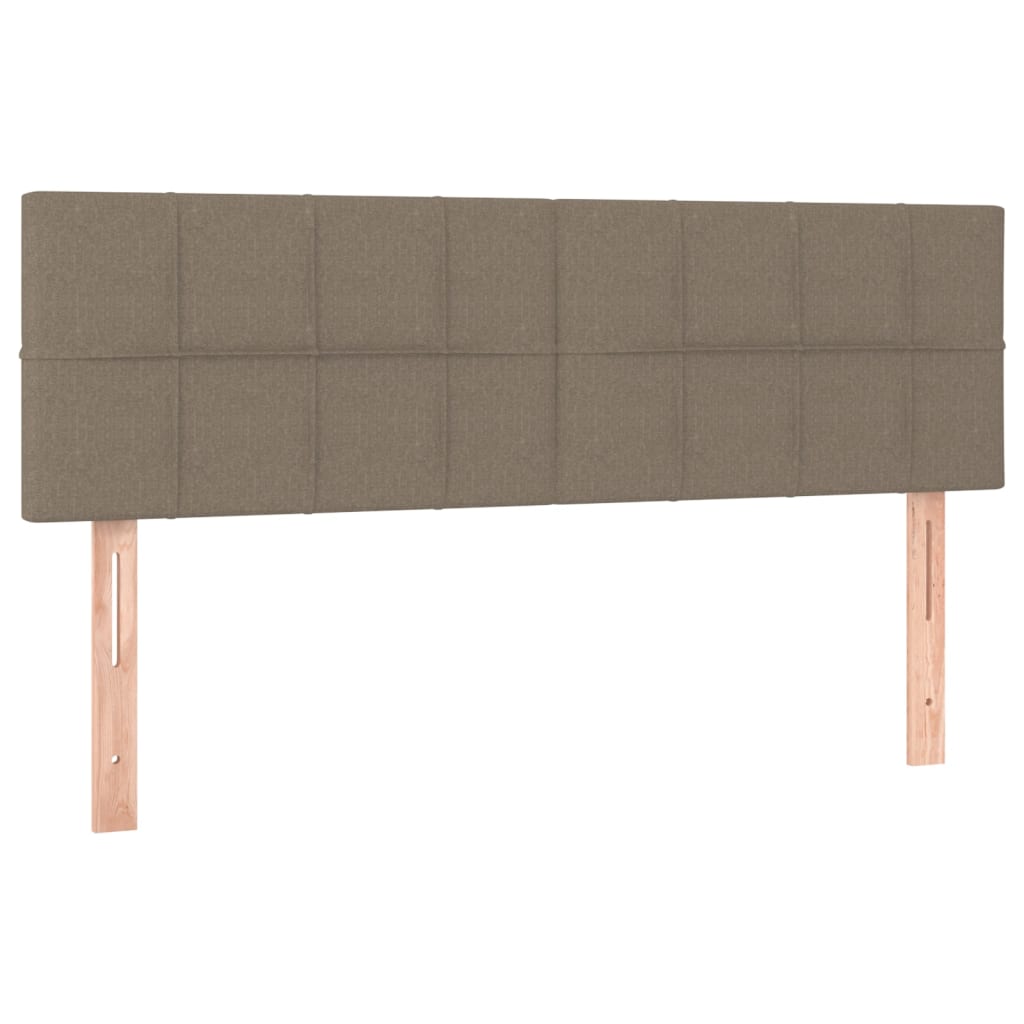 Kopfteil Hellgrau 80x5x118/128 cm Stoff