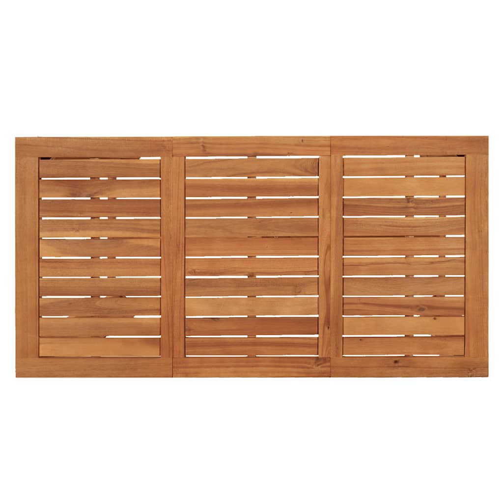 Garten-Bartisch 60x60x105 cm Massivholz Akazie