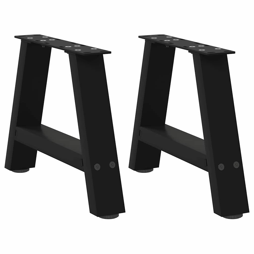 Couchtischbeine A-Form 2 Stk. 30x(30-31) cm Stahl