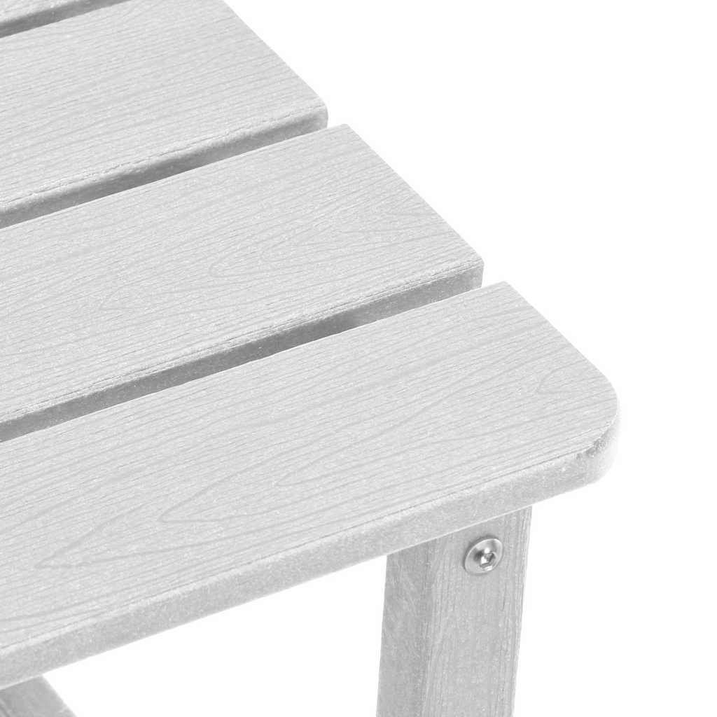 Gartenstuhl 2 pcs Weiß 83 x 74 x 92 cm Polyethylen