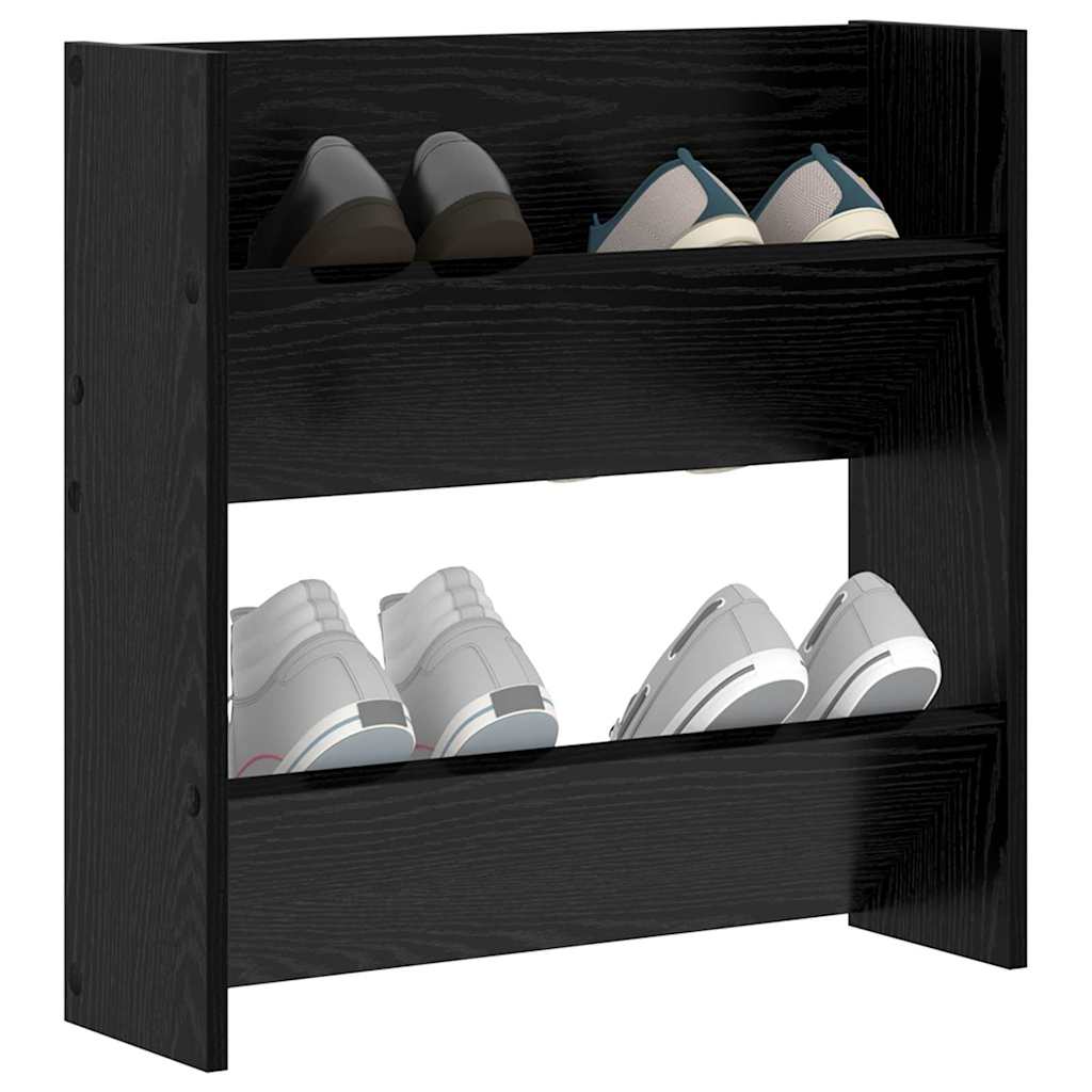 Wand-Schuhschränke 4 Stk. Weiß 60x18x60 cm Holzwerkstoff