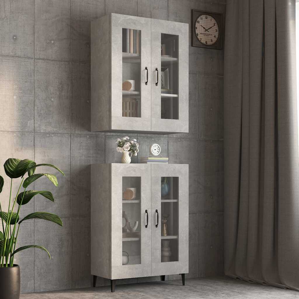 Hängeschrank Weiß 69,5x34x90 cm