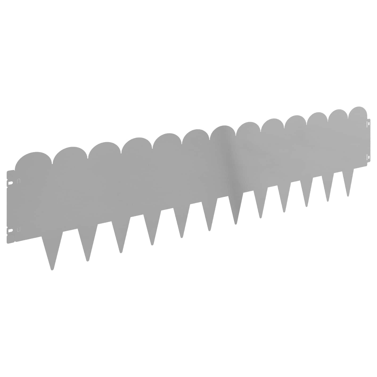 Raseneinfassung 10 pcs 103 x 15 cm Stahl Schwarz