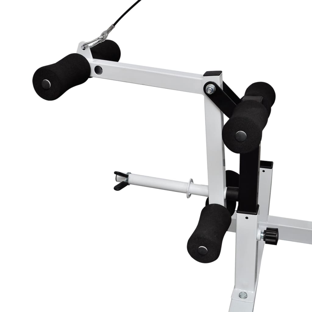 Hantelbank mit Ablage, Langhantel und Kurzhantel-Set 90 kg
