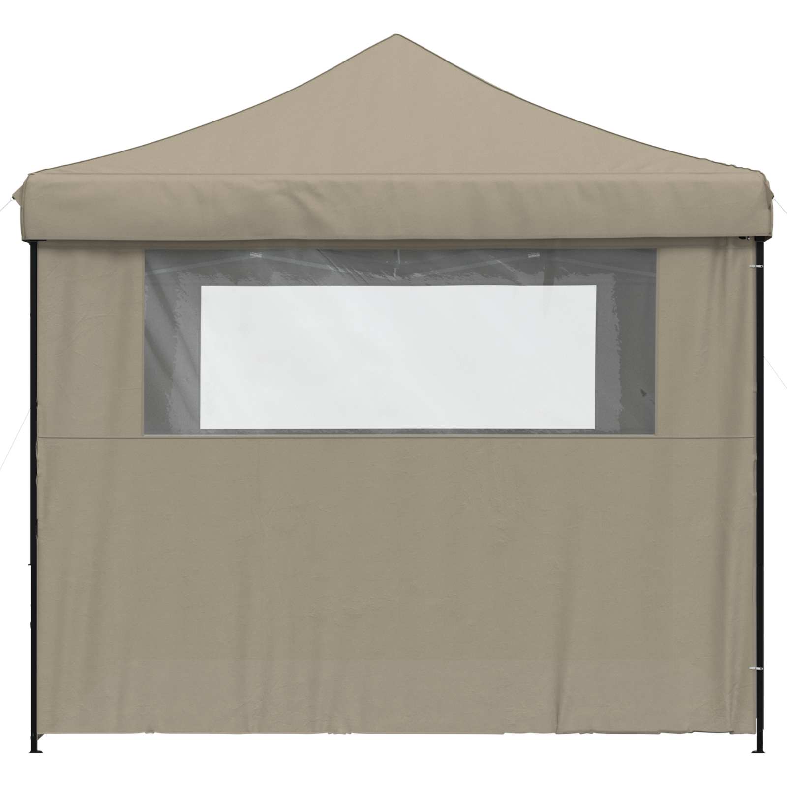 Partyzelt Faltbar Pop-Up Schwarz 292x292x315 cm