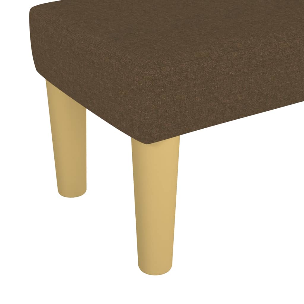 Sitzbank Hellgrau 70x30x30 cm Stoff
