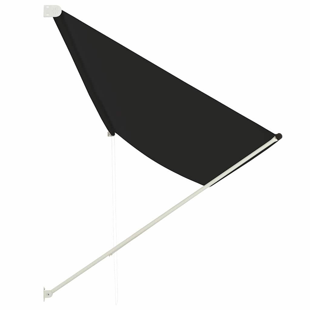 Einziehbare Markise 150×150 cm Blau und Weiß