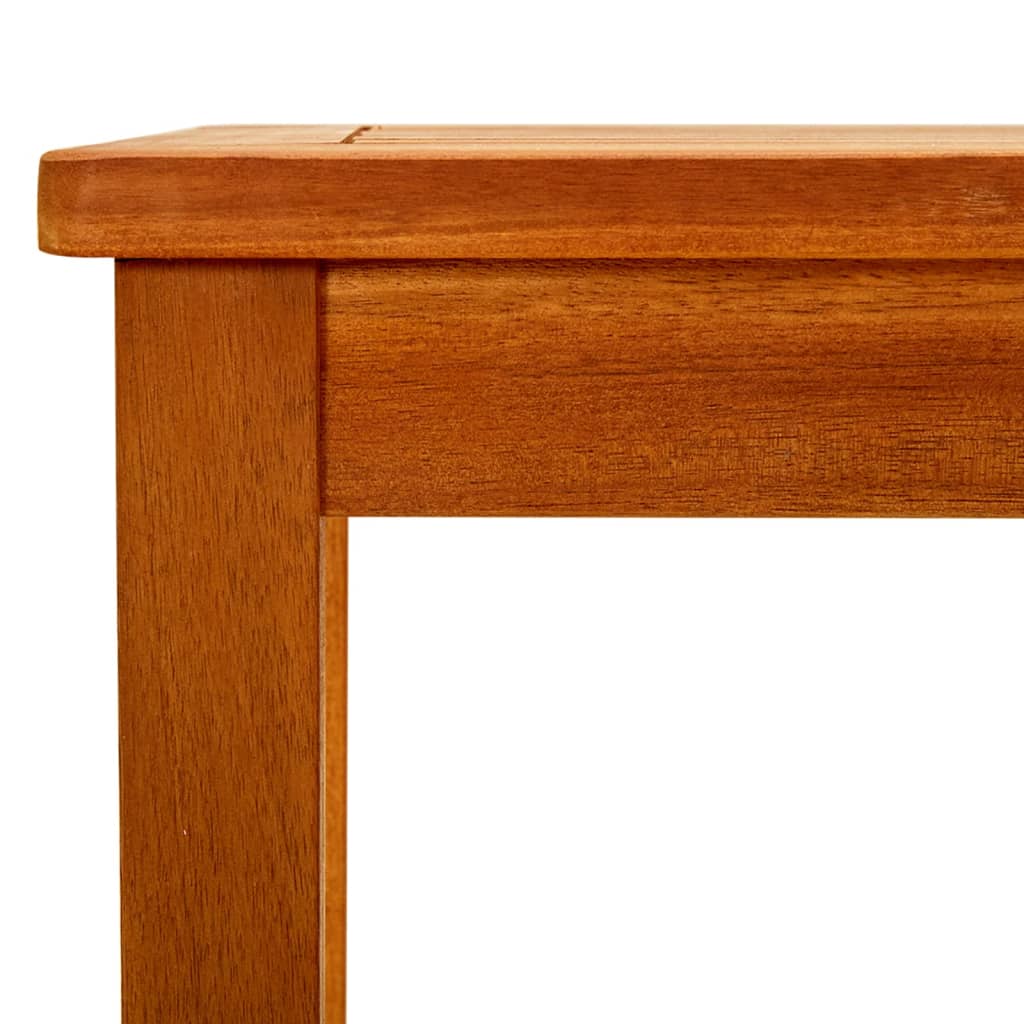 Couchtisch Helles Akazienholz 45 x 45 x 36 cm Massivholz Akazie