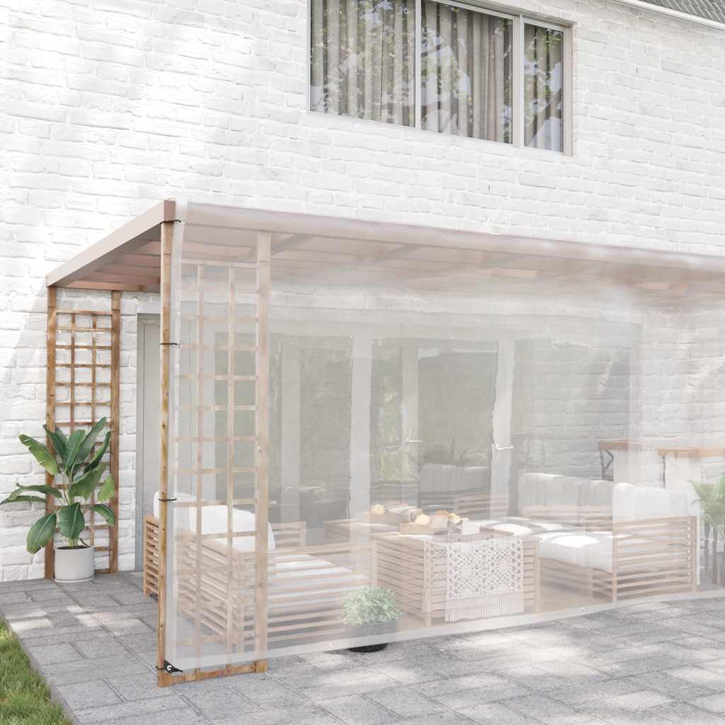 Transparente Plane mit Ösen 1x2 m Polyethylen