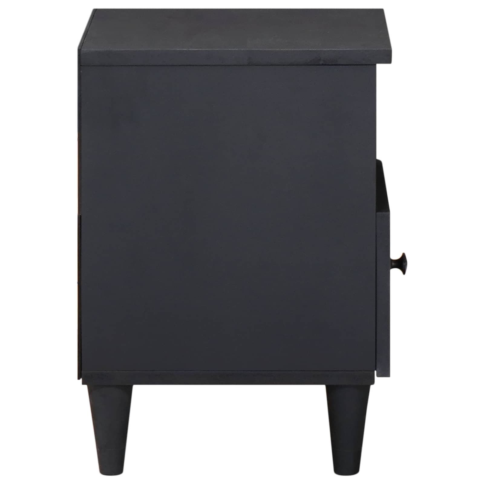 Nachttisch Braun 40 x 33 x 46 cm Massivholz Mango