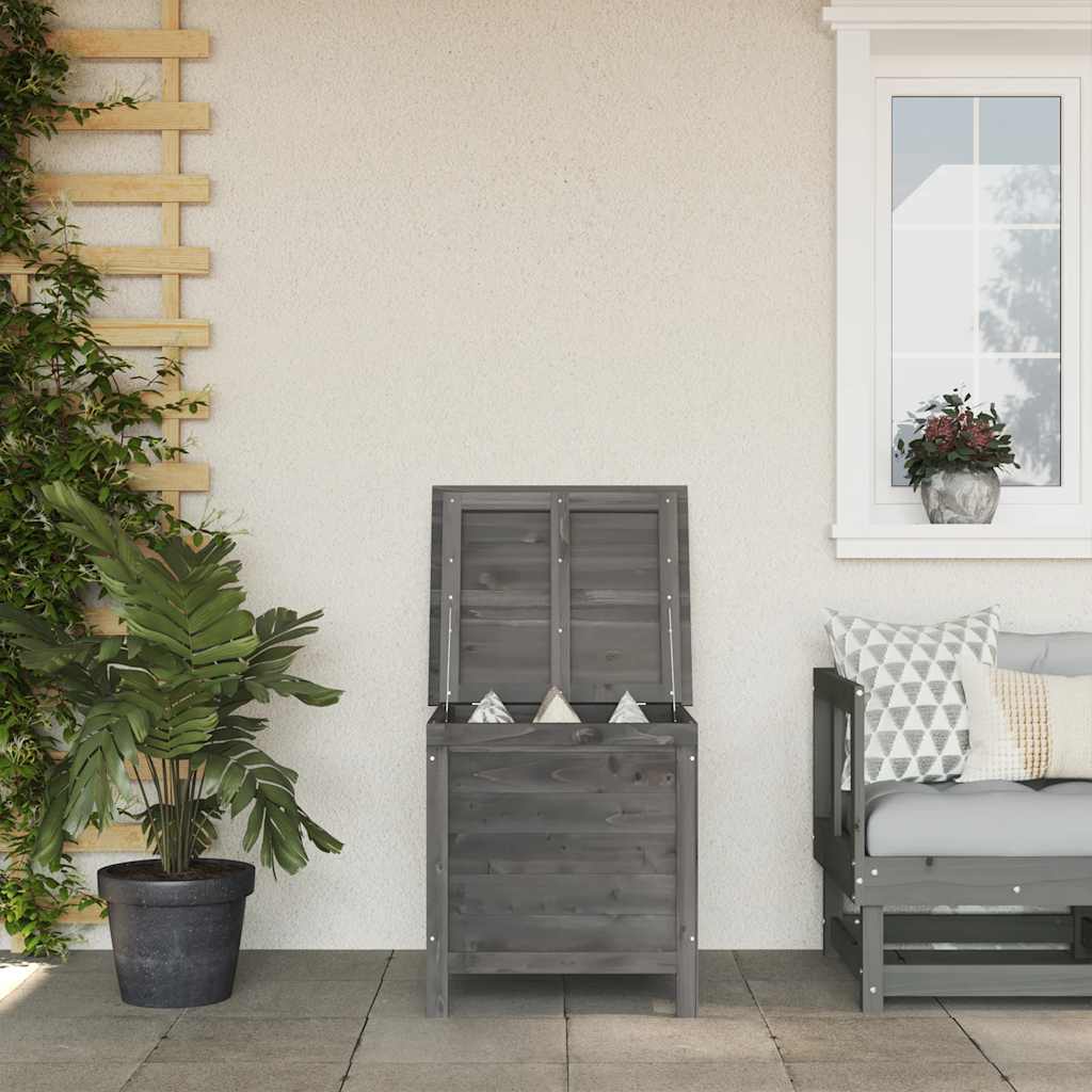 Gartentruhe 50x49x56,5 cm Massivholz Tanne
