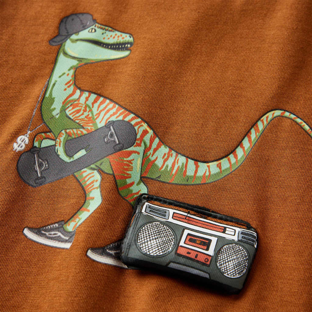 Kinder-Langarmshirt Dunkelgrün 92