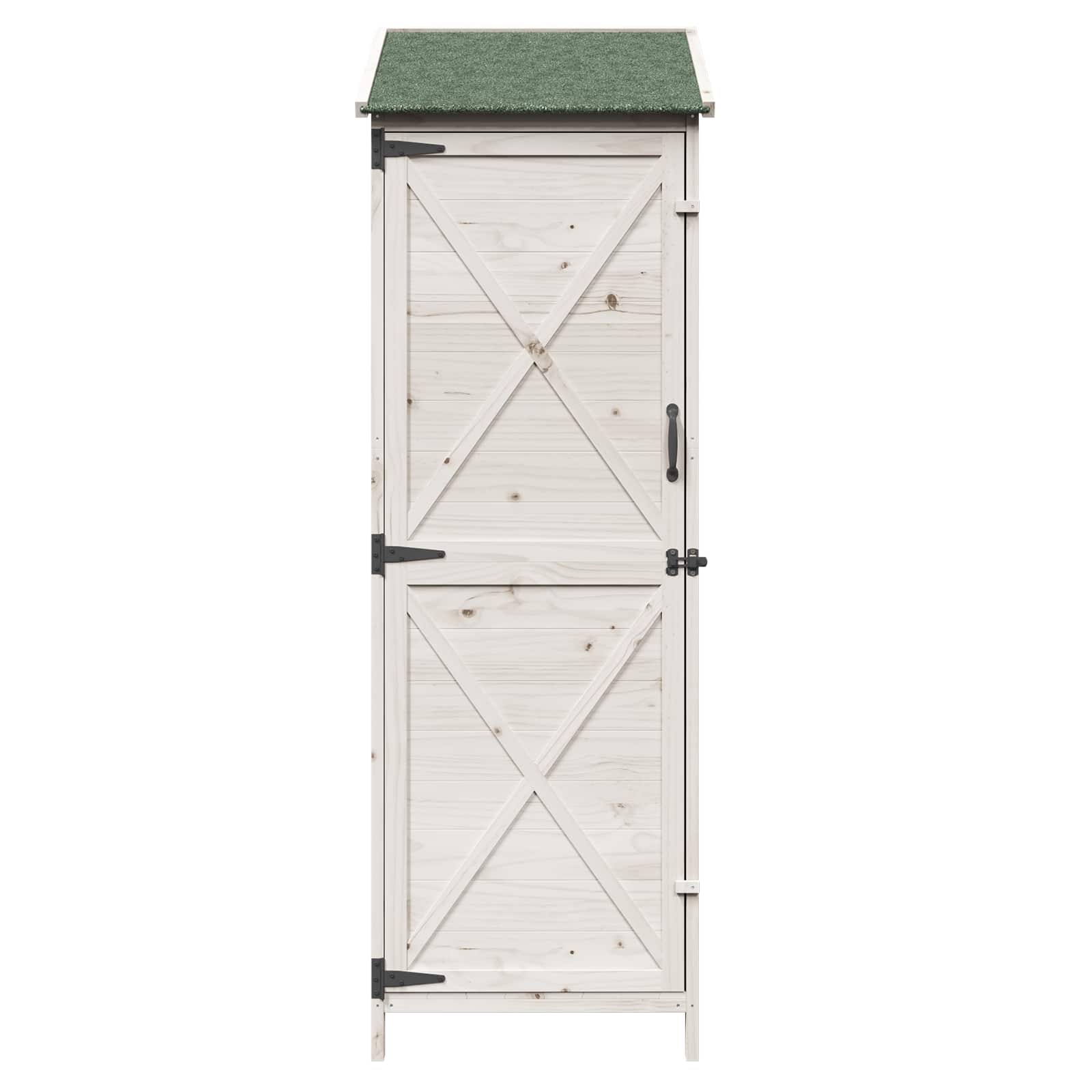 Gartenschuppen Natur 59,5 x 56 x 113,5 cm Massivholz aus Fichte