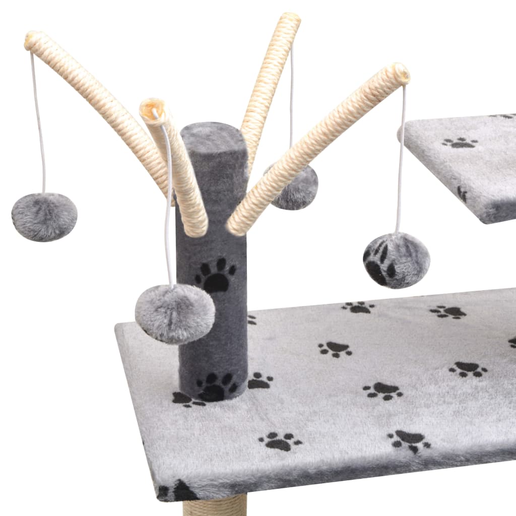 Katzen-Kratzbaum Sisal 125 cm Beige