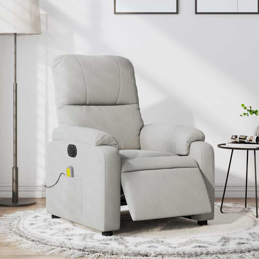 Relaxsessel Elektrisch Braun Mikrofasergewebe