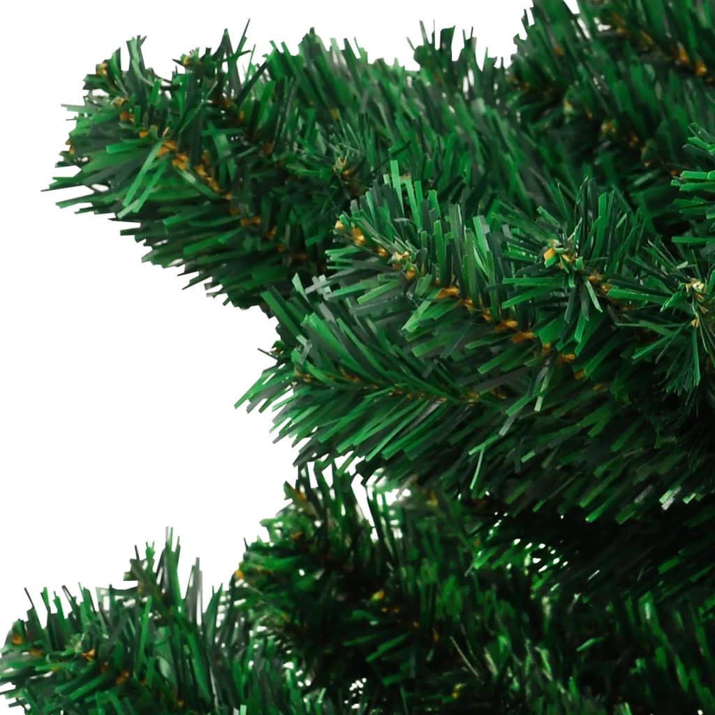 Spiral-Weihnachtsbaum mit Beleuchtung und Ständer Weiß 180 cm