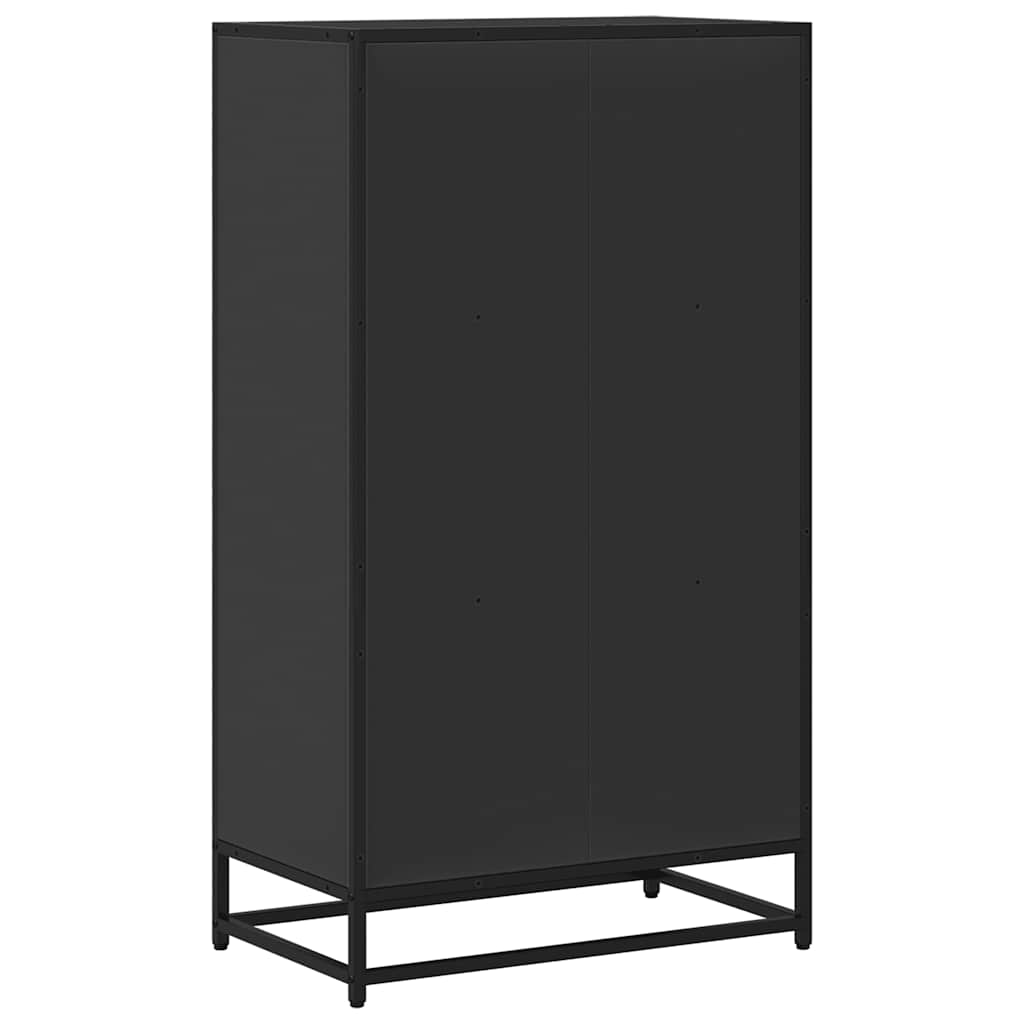 Bücherregal Schwarz 60x35x139 cm Holzwerkstoff