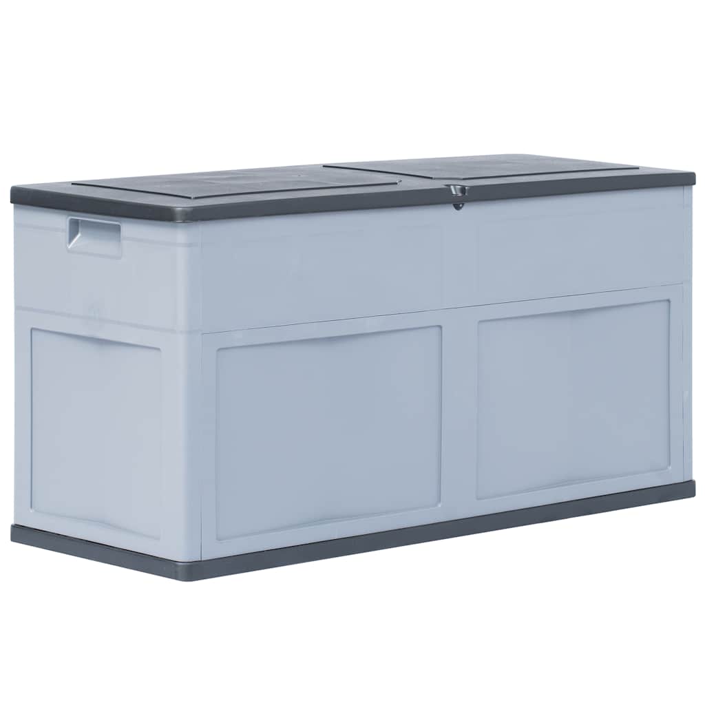 Garten-Aufbewahrungsbox 320 L Schwarz