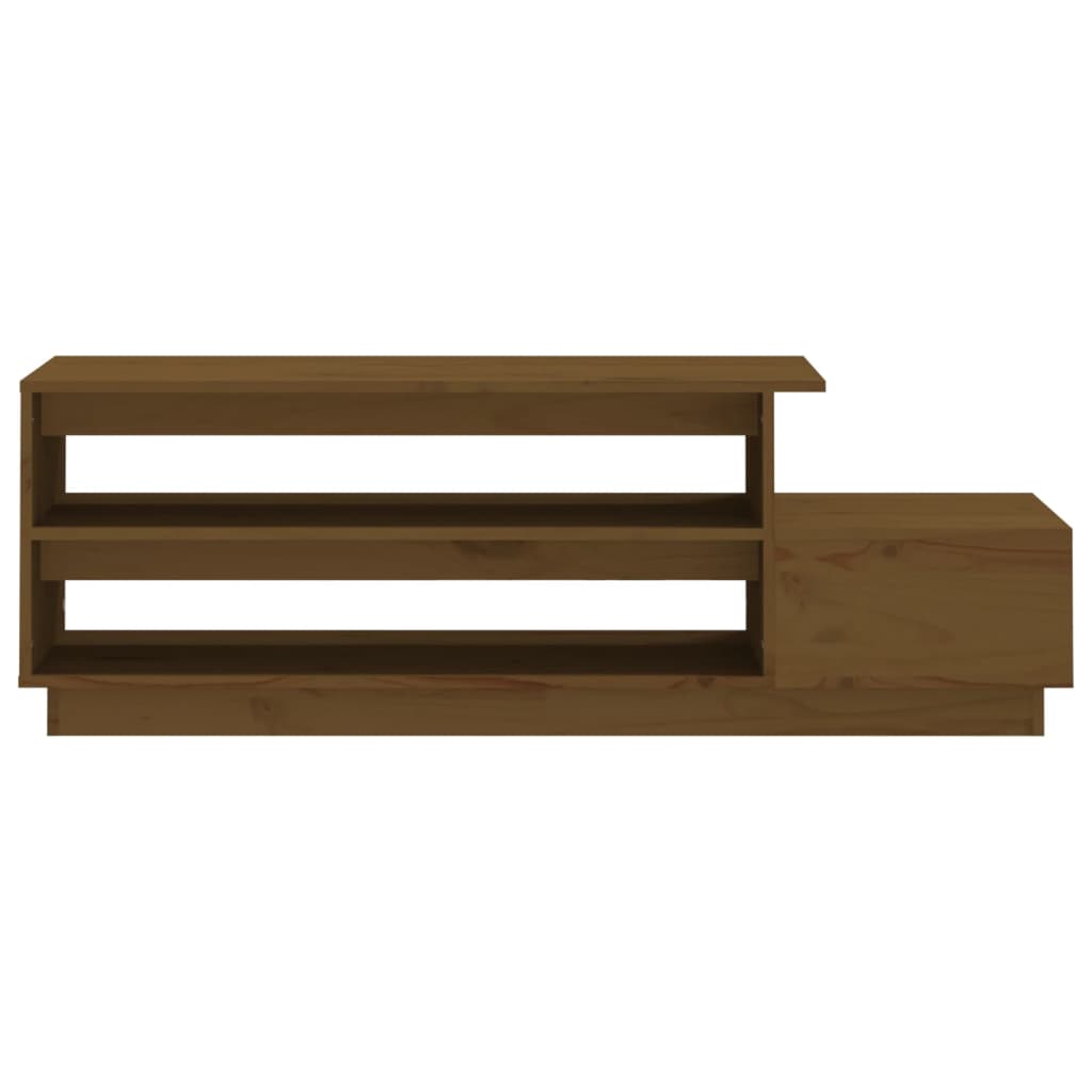 Couchtisch 120x50x40,5 cm Massivholz Kiefer