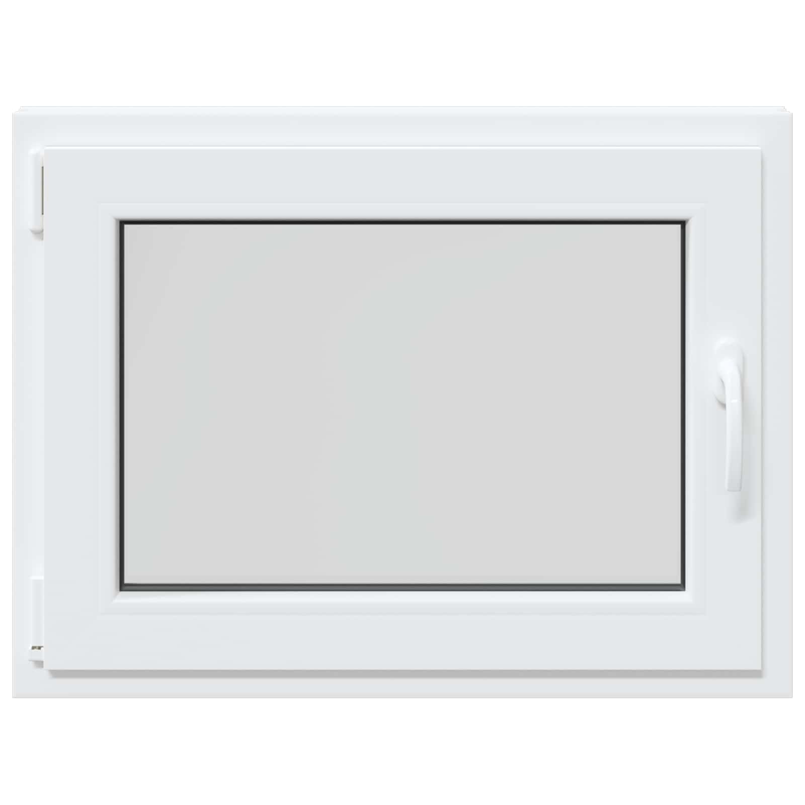 Kellerfenster RISOR 50 x 50 cm PVC und Glas Weiß