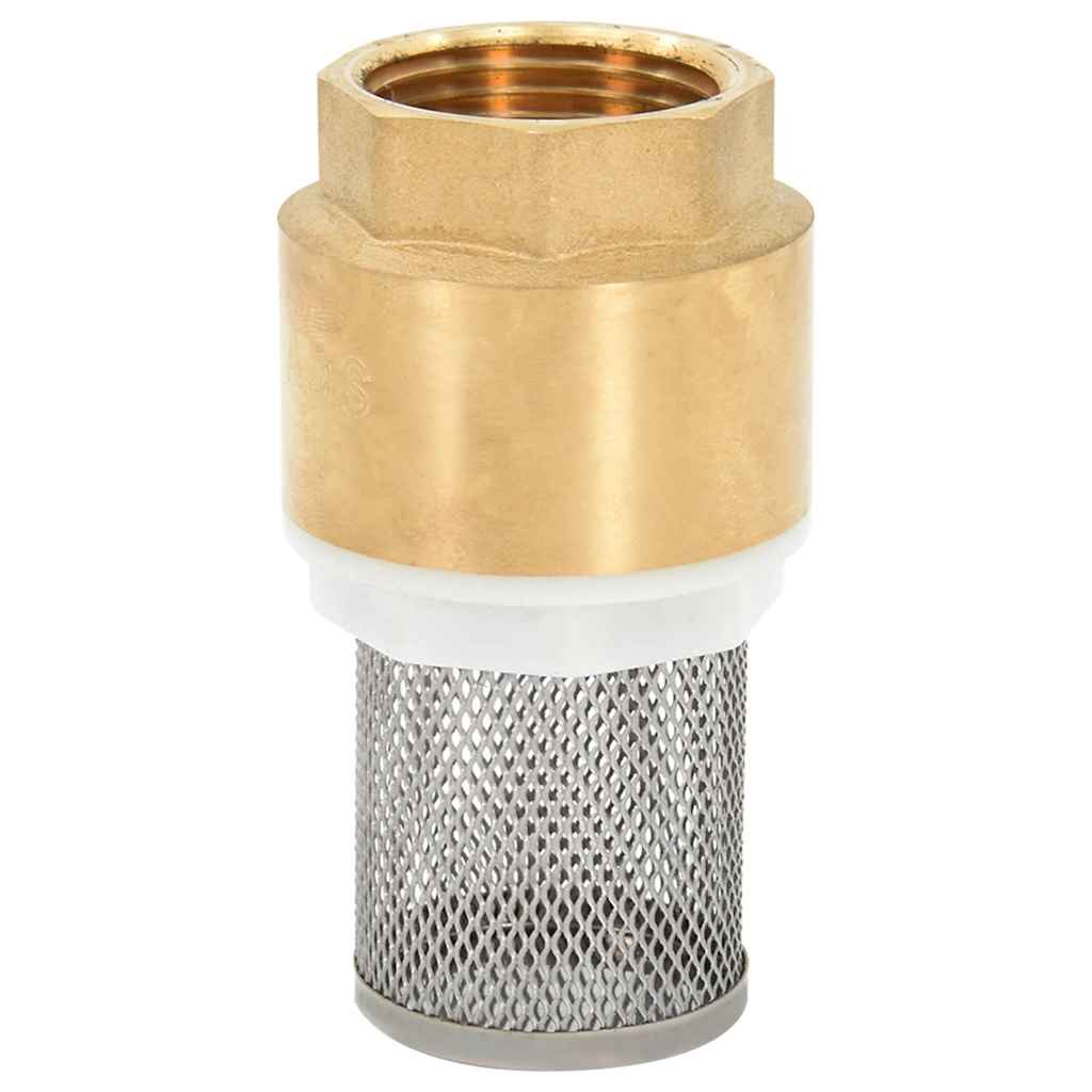 Saugschlauch mit Messing-Anschlüssen Grün 1,1" 3 m PVC