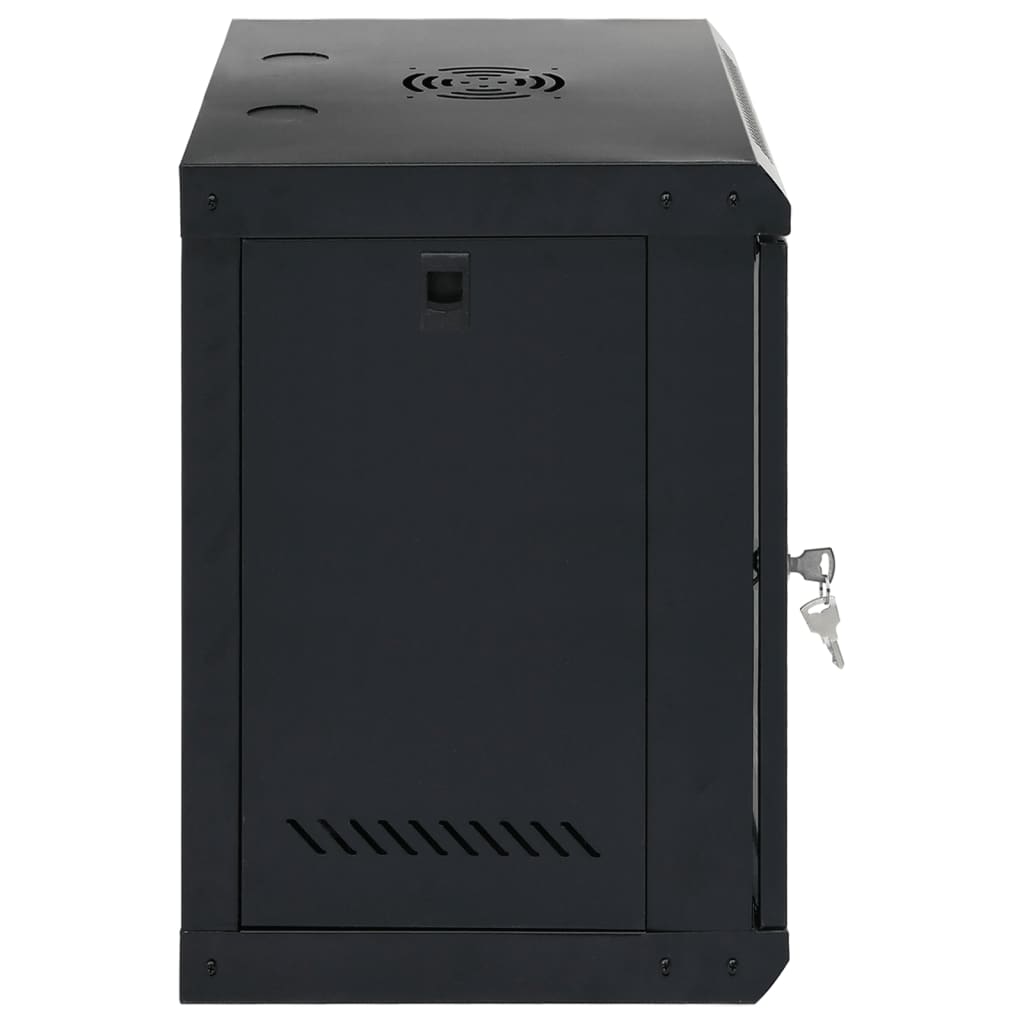 Netzwerkschrank mit Speicher Grau 60 x 45 x 28 cm Stahl