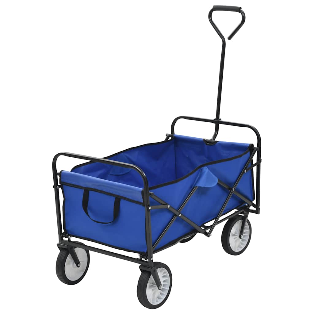 Klappbarer Handwagen Stahl Rot