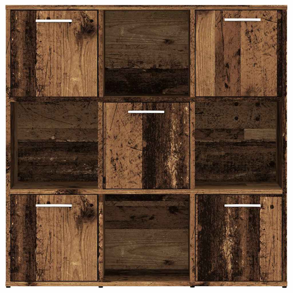Bücherregal Weiß 90x30x90 cm Holzwerkstoff