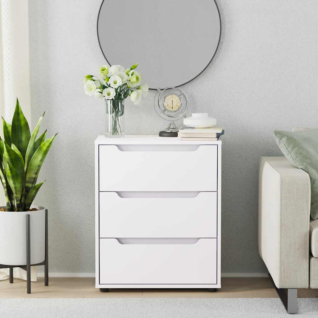 Sideboard VISNES Weiß 60x40x73 cm Holzwerkstoff