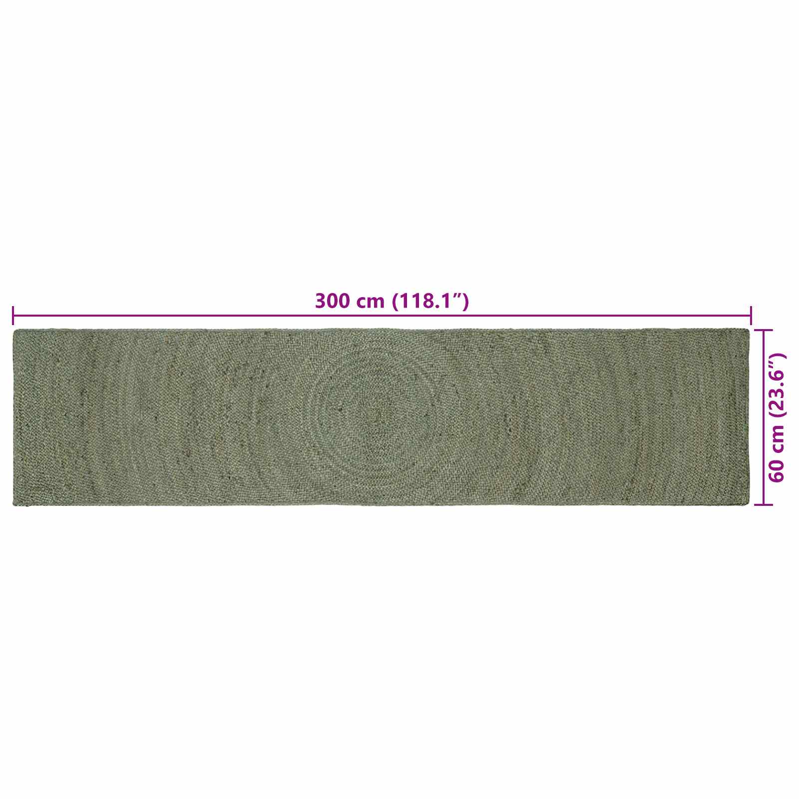 Bereichsteppiche Natur 60 x 110 cm Jute