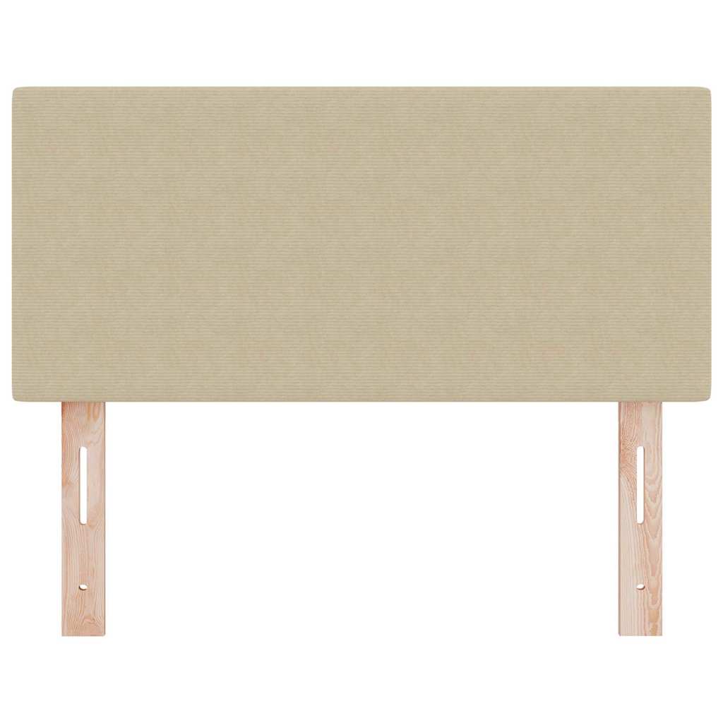 Kopfteil Hellgrau 80 cm Cordstoff