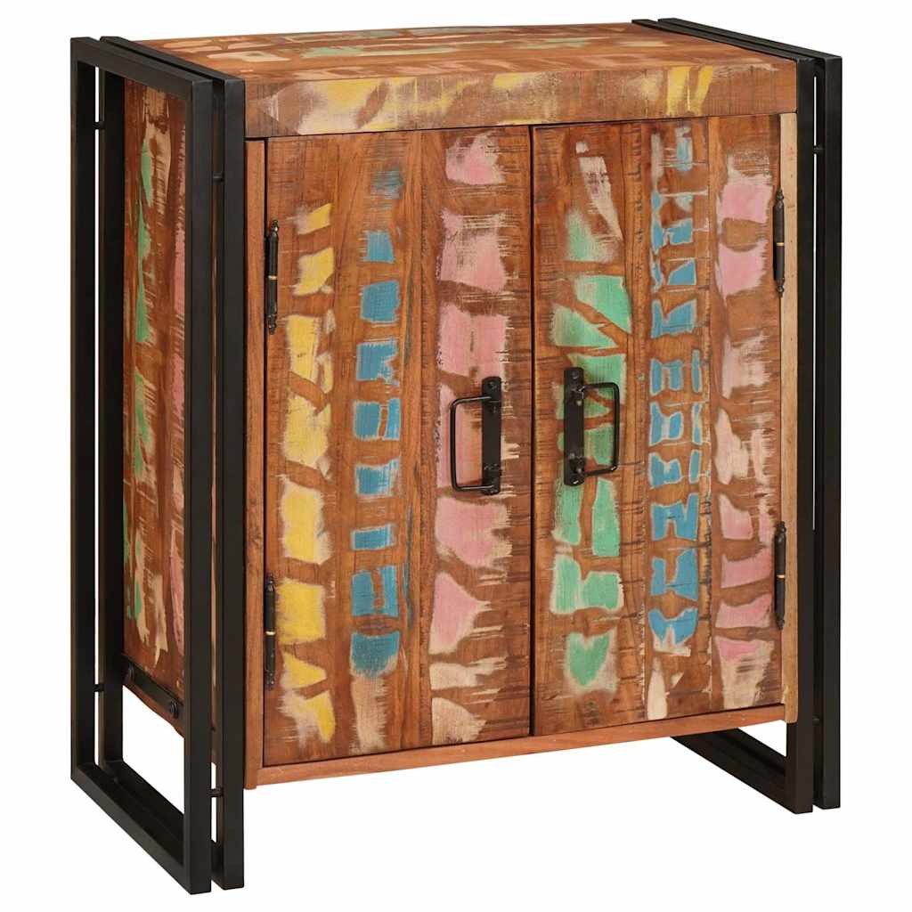 Nachttisch Braun 66 x 35 x 76 cm Massives, grobes Mangoholz